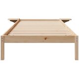  Krevetna konstrukcija s bočnim stolovima Prirodna 100 x 220 cm | shoptok.hr
