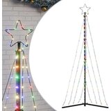 vidaXL LED božićno drvce 339 LED šarenih 187 cm | shoptok.hr