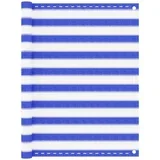 zastor plavo-bijeli 120 x 500 cm HDPE