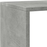 Pregrada regal za knjige 4 razine sivi 143 5x29x143 5 cm drvo | shoptok.hr