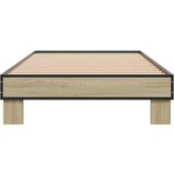 vidaXL Okvir za krevet boja hrasta 90x190 cm konstruirano drvo i metal | shoptok.hr
