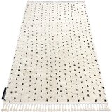 RugsX Preproge Preproga BERBER SYLA B752 točke krem Čopki 200x290 cm Bež | Shoptok.si