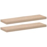  Plutajuće police 2 kom 80x23,5x4 cm od konstruiranog drva | shoptok.hr