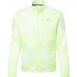 Adidas Sportska jakna 'Own The Run' siva / limeta / bijela