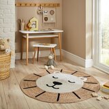 Flair Rugs Juten dječji tepih u prirodnoj boji 100x100 cm Leo Lion – | shoptok.hr