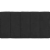  Jastuk za uzglavlje Hanko crni 90 cm baršunasti | Eponuda.com
