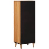  Highboard s vratima Prirodna 40 x 33 x 110 cm Čvrsto drvo manga | shoptok.hr