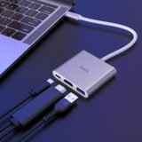 hoco. pretvornik USB HUB tip C v USB3.0/HDMI/PD - HB14 Easy use | Shoptok.si