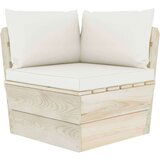  Garnitura iz palet 3-delna z blazinami smrekovina | Shoptok.si