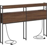  Skladiščni naslon s polico Rjavi hrast 140,5 x 15 x 98 cm, (5000142153) | Shoptok.si
