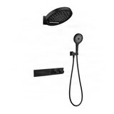ELITE EDITION Podometni tuš set BSC1305 z digitalnim prikazom temperature in brušeno rožnato zlato obdelavo | Shoptok.si