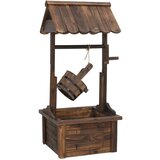  Vodnjak z vretenom in črpalko 57x50x112 cm trden les jelke, (21239207) | Shoptok.si