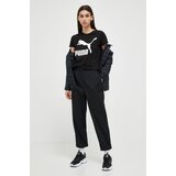 Puma Bombažna kratka majica črna barva | Shoptok.si
