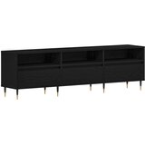 vidaXL TV omara Črna Oreh 150x30x44,5 cm Izdelana iz lesa, (22012390) | Shoptok.si