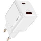 LINQ Kompaktni polnilnik USB-C Power Delivery 30W + USB 18W Quick Charge 3.0, Bela, (5000213649) Cene