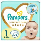 Pampers pelene premium care VP 1newborn 2-5kg72 | Eponuda.ba