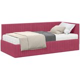  Kutni krevetni okvir s madracem 2 kom. Vinska crvena 90 x 190 cm | shoptok.hr