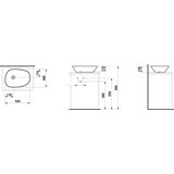 Laufen Lavabo Laufen PALOMBA 52x38 nadgradni (LA8168020001121) | Eponuda.com
