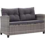 6-dijelni set vrtnih sofa od poliratana s jastucima tamnosivi | shoptok.hr