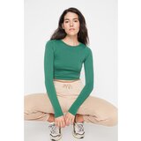 Trendyol Dark Green Seamless Crop Sport Blouse | shoptok.hr