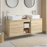  Set ormarića za kupaonicu 3 kom. Hrast sonoma 49,5 x 41 x 63 cm | shoptok.hr