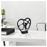 WALLXPERT Dekorativna figura Ljubav v2, 25 x 10 x 26 cm, Crna | Eponuda.ba