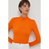 Xt Studio Pulover ženski, oranžna barva