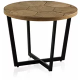 Geese konferencijski stol s crnom željeznom strukturom gusjela saća, ⌀ 59 cm