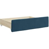  Dnevni krevet na razvlačenje plavi 80 x 200 cm baršunasti | shoptok.hr