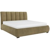 MID.YOU OBLAZINJENA POSTELJA 140 cm x 200 cm , les, tekstil, leseni material rjava | Shoptok.si