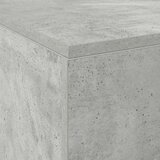  Postelja z Dodatnim Prostorom za Shranjevanje Betonsko siva Beton, (22051144) | Shoptok.si