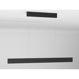  Immax NEO 07076L - LED prigušiva luster na sajli, crne boje, LISTON LED/18W/230V + daljinski upravljač | Eponuda.com