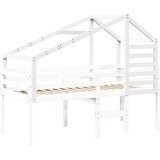 Krov za dječji krevet bijeli 198 x 97 x 113 cm masivna borovina | Eponuda.com