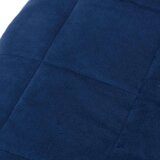 vidaXL Obtežena odeja modra 155x220 cm 11 kg blago | Shoptok.si