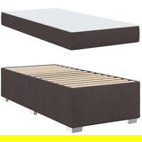  Krevetna konstrukcija Tamno smeđa 80 x 200 cm tkanina | shoptok.hr