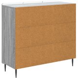  Kreveta Siva sonoma 89 x 34,5 x 82 cm Konstruirano drvo | Eponuda.com