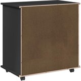  Mobilni ormar Crna 63,5 x 39 x 65,5 cm Čvrsto borovo drvo | Eponuda.ba