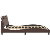  Okvir za krevet s uzglavljem smeđi 200x200 cm od umjetne kože | shoptok.hr