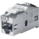 RJ45 omrežni adapter CAT 6 [1x RJ45 vtičnica - 1x RJ45 vtičnica] srebrna, (20430066)
