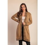 Fenzy Pleteni Kardigan S Uzorkom, Deva/Crni | shoptok.hr