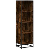 Maison Chic Knjižna omara - Knjižni regal dimljeni hrast 40x35x139 cm inženirski les, (21726164) | Shoptok.si