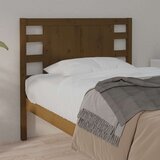  Uzglavlje smeđa boja meda 81 x 4 x 100 cm od masivne borovine | shoptok.hr