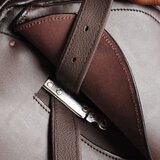  Sedlo za Jahanje Komplet 17,5 " od Prave Kože Smeđe 18 cm 5 u 1 | shoptok.hr