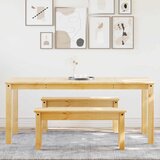  3-dijelni blagovaonski set PANAMA od masivne borovine | shoptok.hr