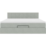  Otomanski krevet s madracem&LED 160x200 cm baršunasti | shoptok.hr