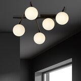  plafonsko svetlo smart 5xE14/10W/230V crno/belo | Eponuda.com