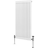 Monster tradicionalni radiator z 2 stolpcema - 1500 x 562 mm - bel, (21569787) Cene