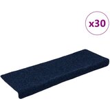 vidaXL Samolepilne preproge za stopnice 30 kosov mornariška 65x21x4 cm | Shoptok.si