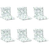  Zunanja blazina 6 pcs Bela 100 x 50 x 7 cm Blago, (5000202533) Slike