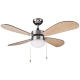 Haeger FC-424.006A plafonski dekorativni ventilator 106cm, 50W, srebrno-braon Cene